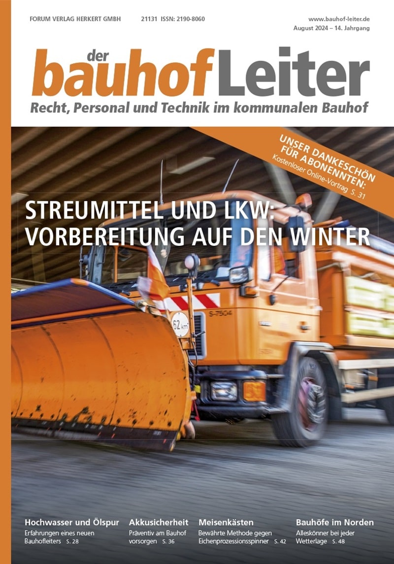 August 2024<br>Streumittel und LKW